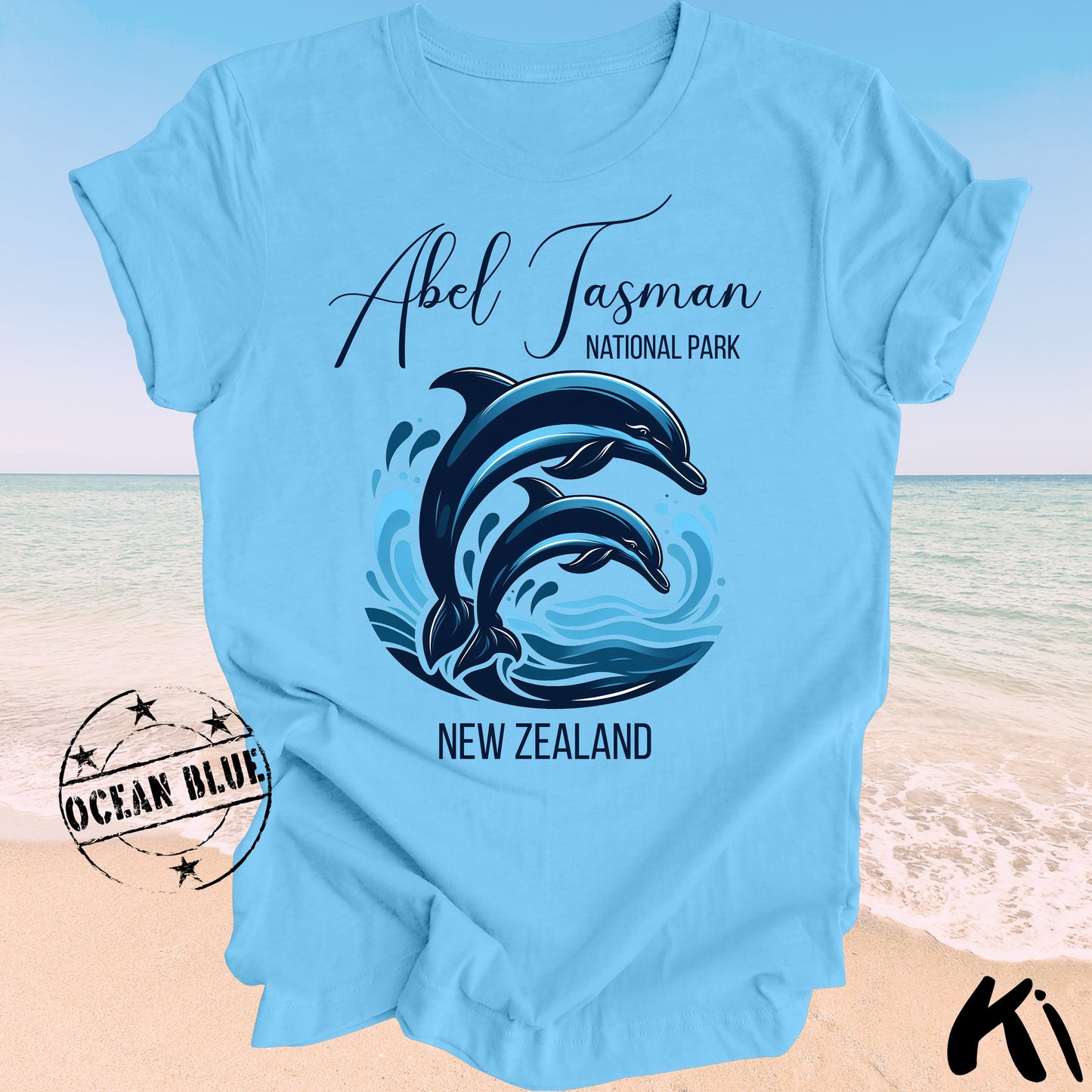 ABEL TASMAN National Park Dolphin Shirt (Light Colours)