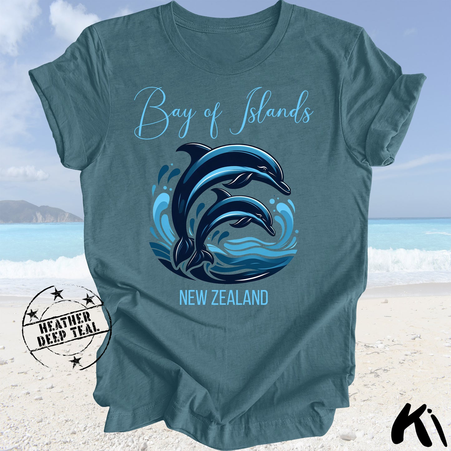BAY OF ISLANDS Dolphin Shirt (Dark Colours)