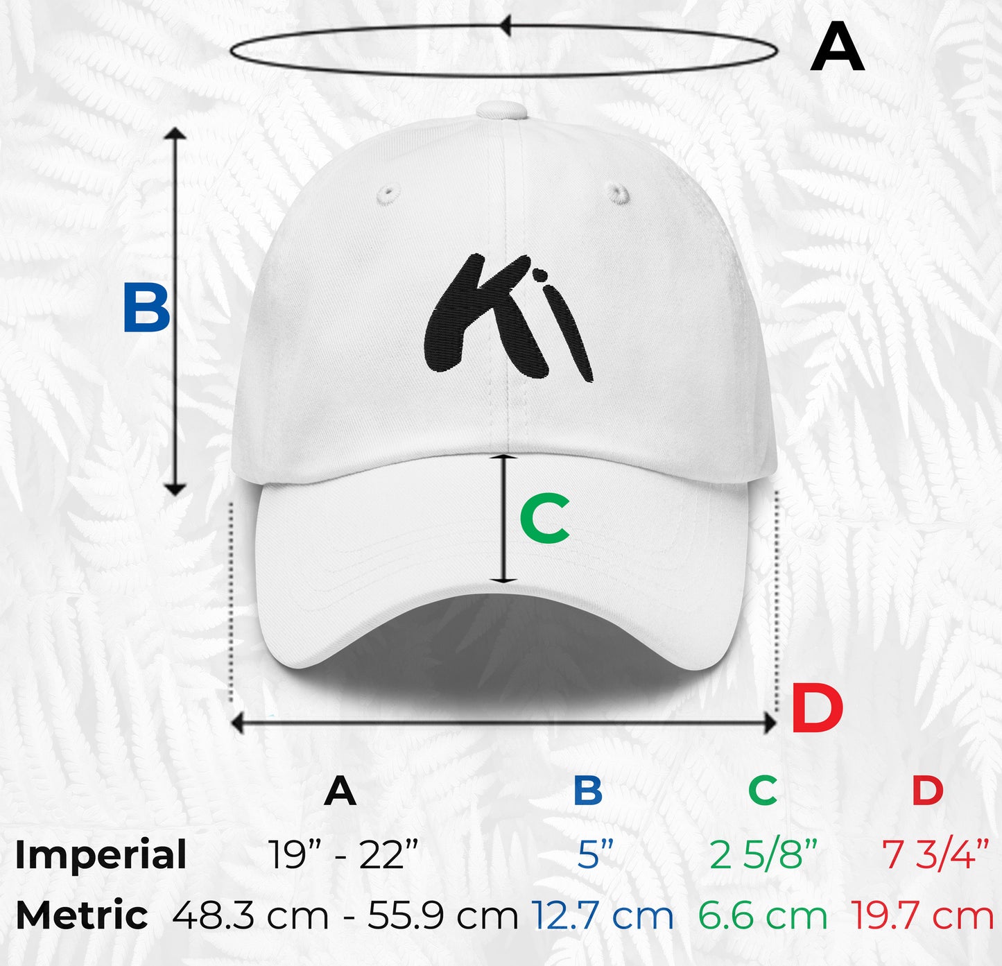 BLACK FERN Embroidered Dad Hat