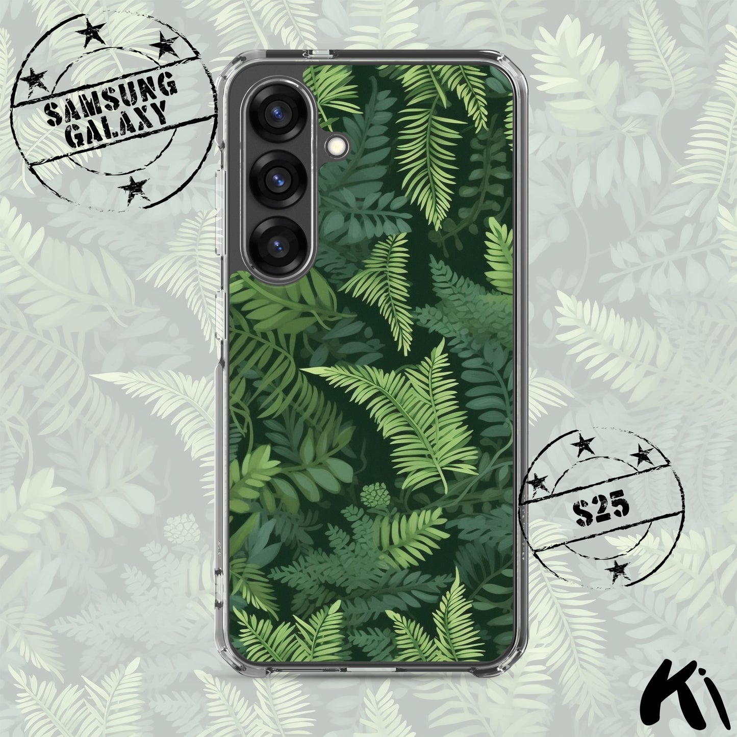 FERN LEAVES Clear Case for Samsung® S Series Phones