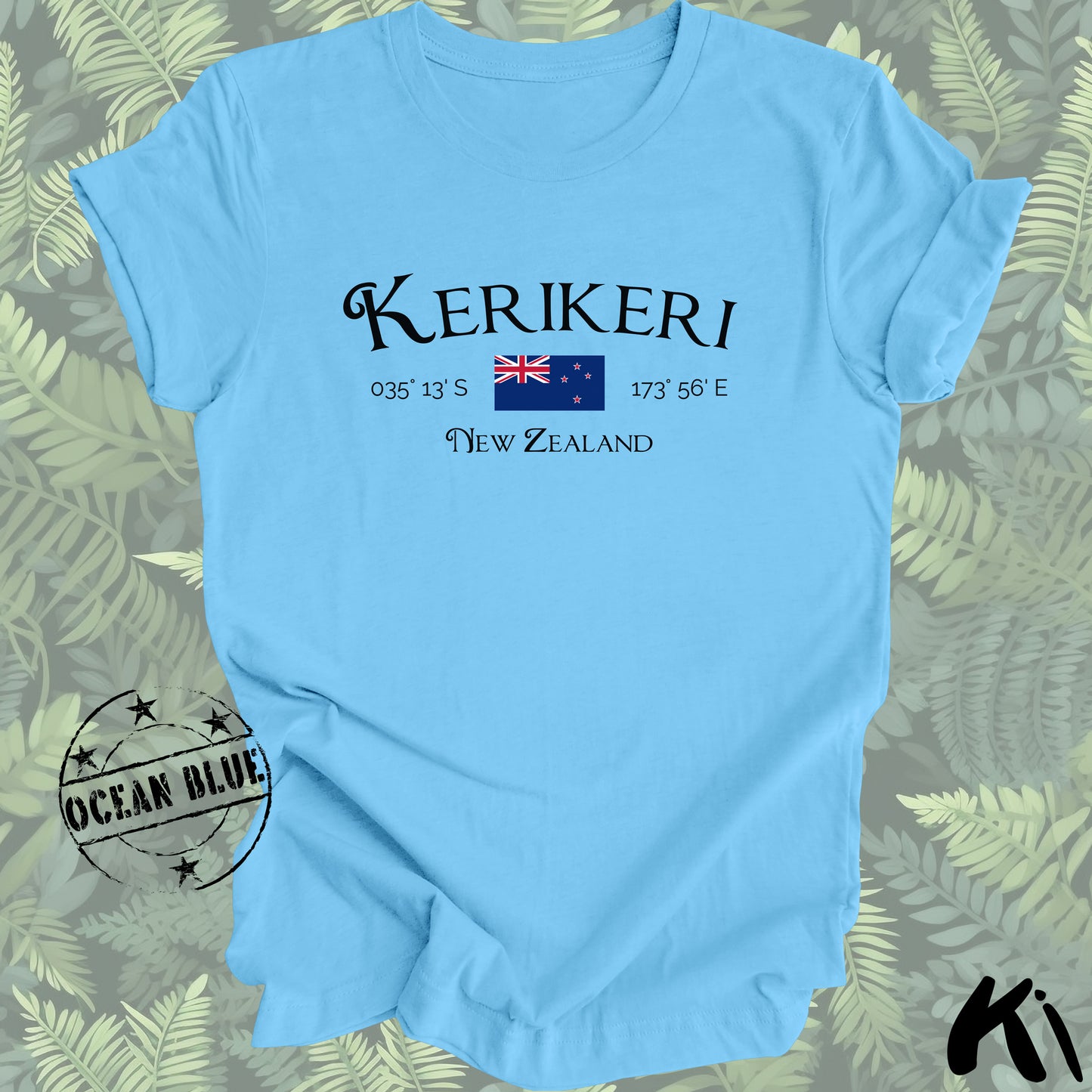 KERIKERI New Zealand Home Co-ordinates Shirt