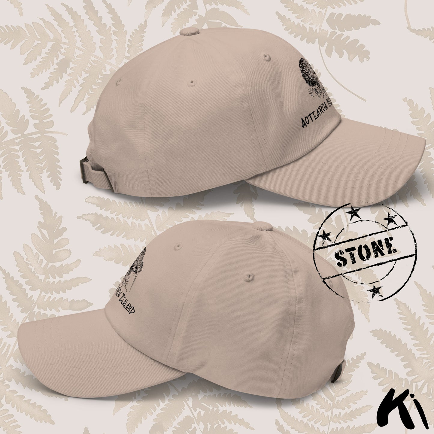 Aotearoa New Zealand KIWI Printed Dad Hat