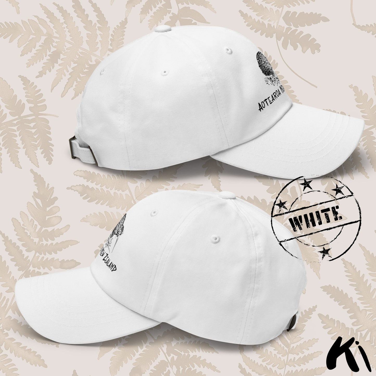Aotearoa New Zealand KIWI Printed Dad Hat