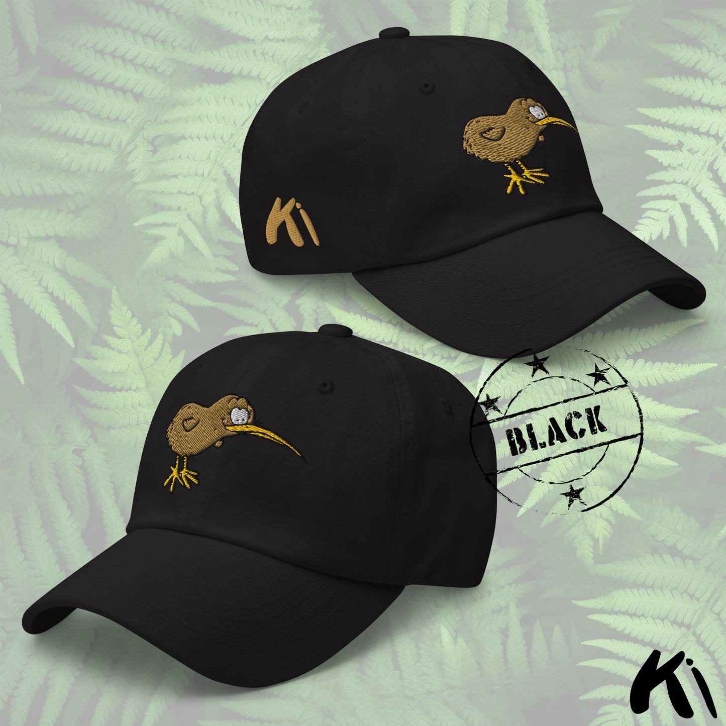 KIWI BIRD Embroidered Dad Hat