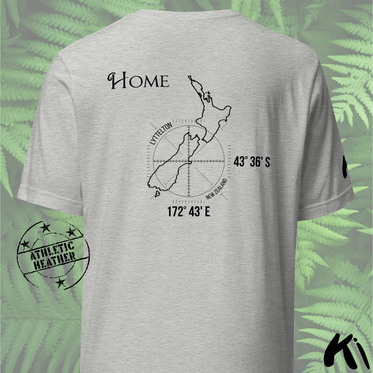 LYTTELTON New Zealand Home Co-ords Shirt BACK PRINT