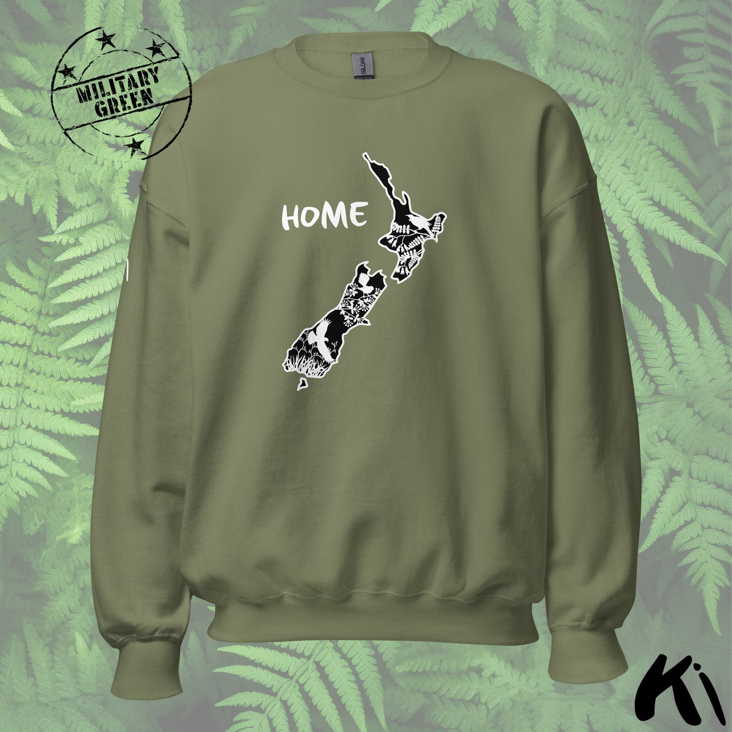 New Zealand HOME Native Birds Sweatshirt