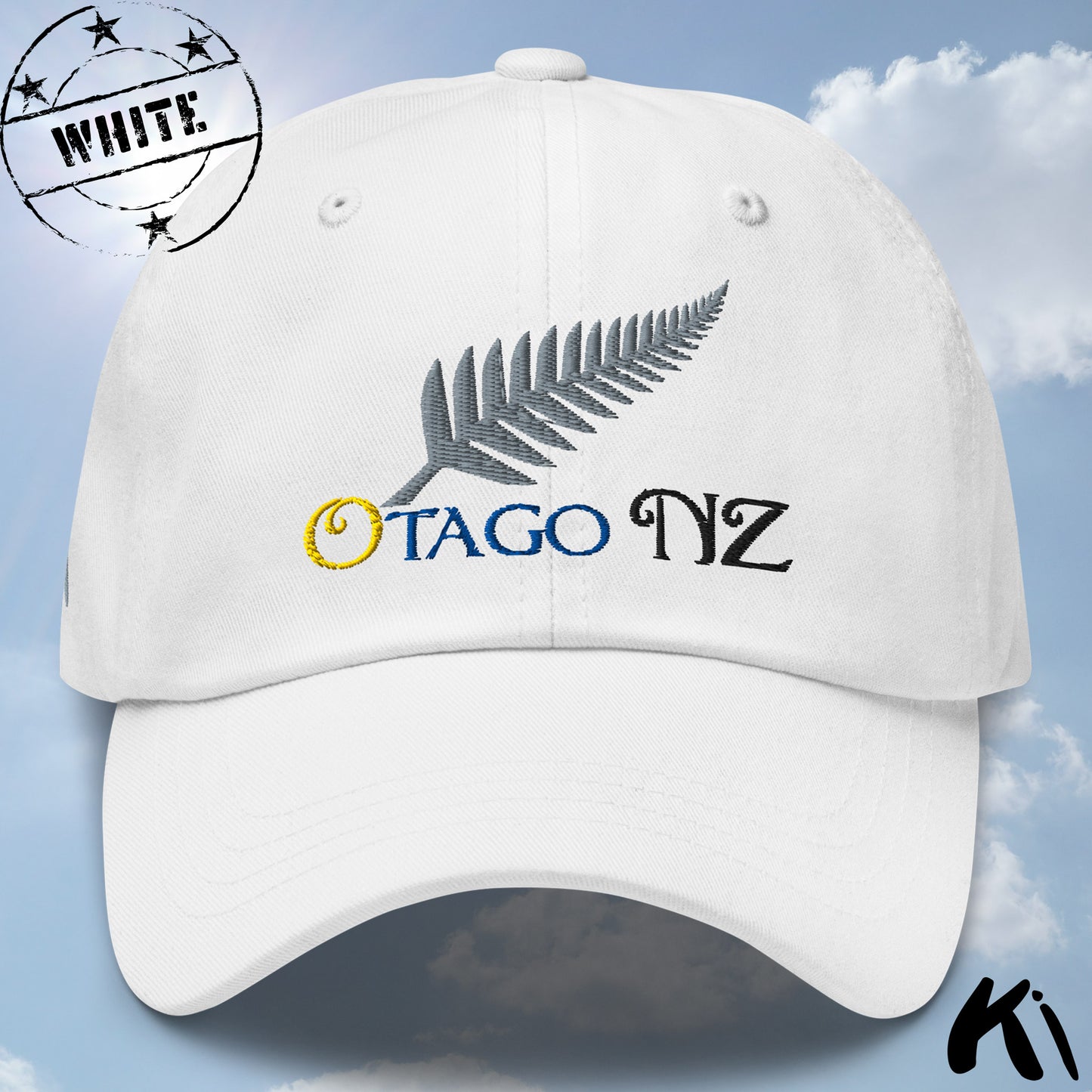 OTAGO NZ Silver Fern Embroidered Cap