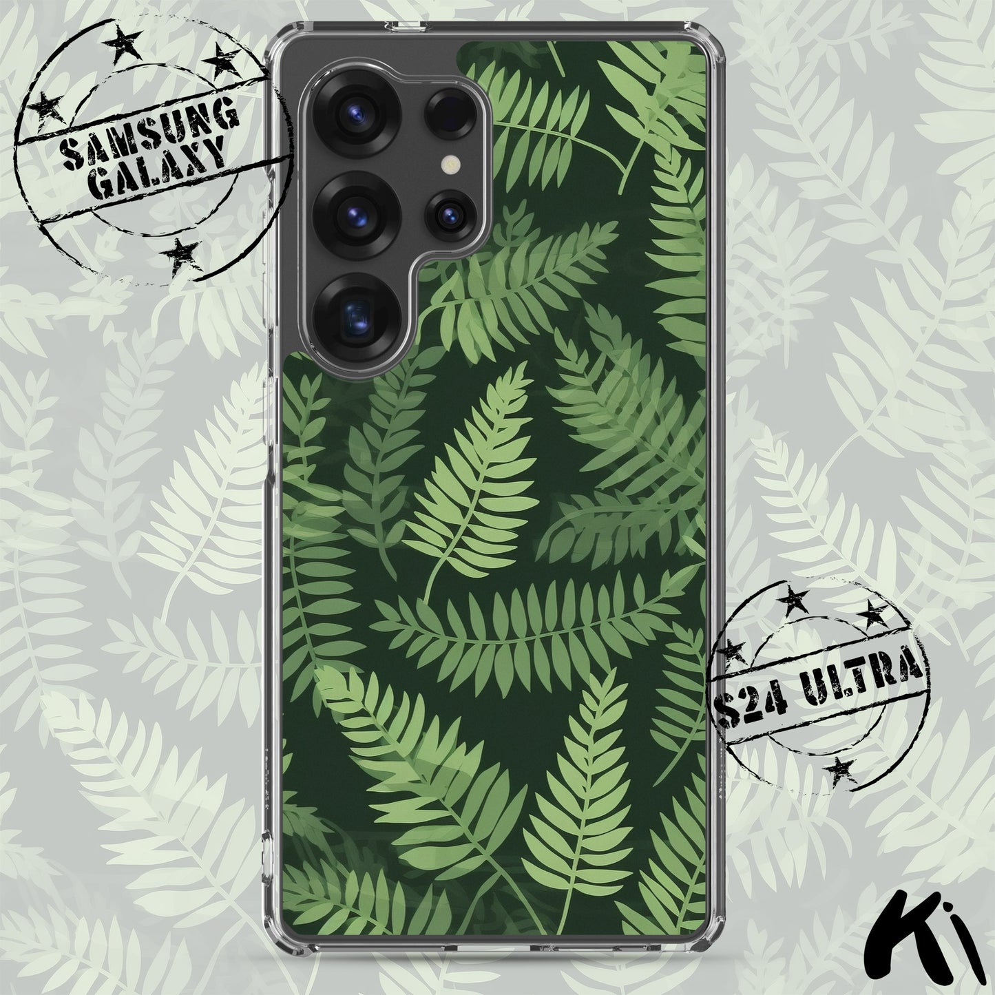 FERN LEAVES Clear Case for Samsung® S Series Phones