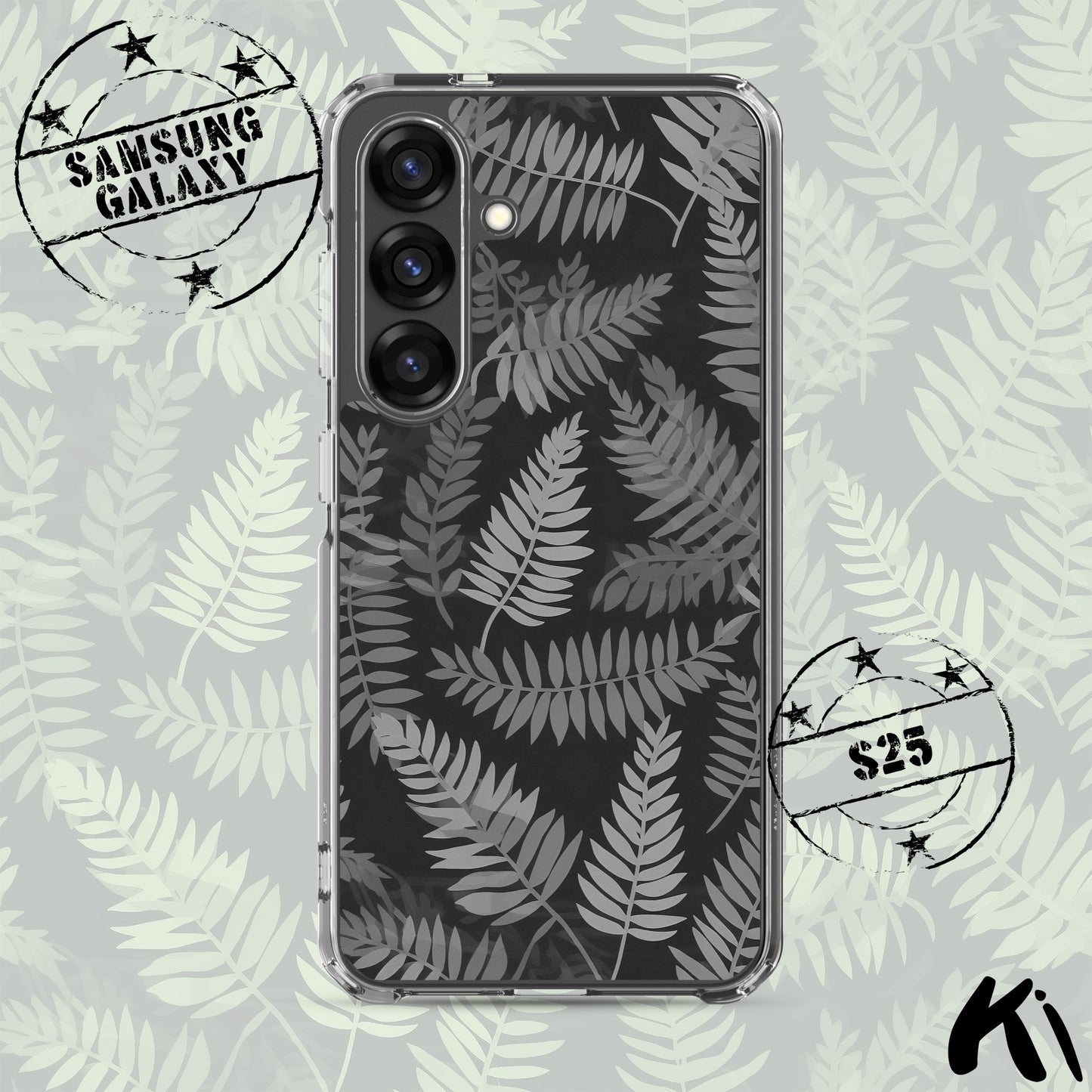 FERN LEAVES Clear Case for Samsung® S Series Phones