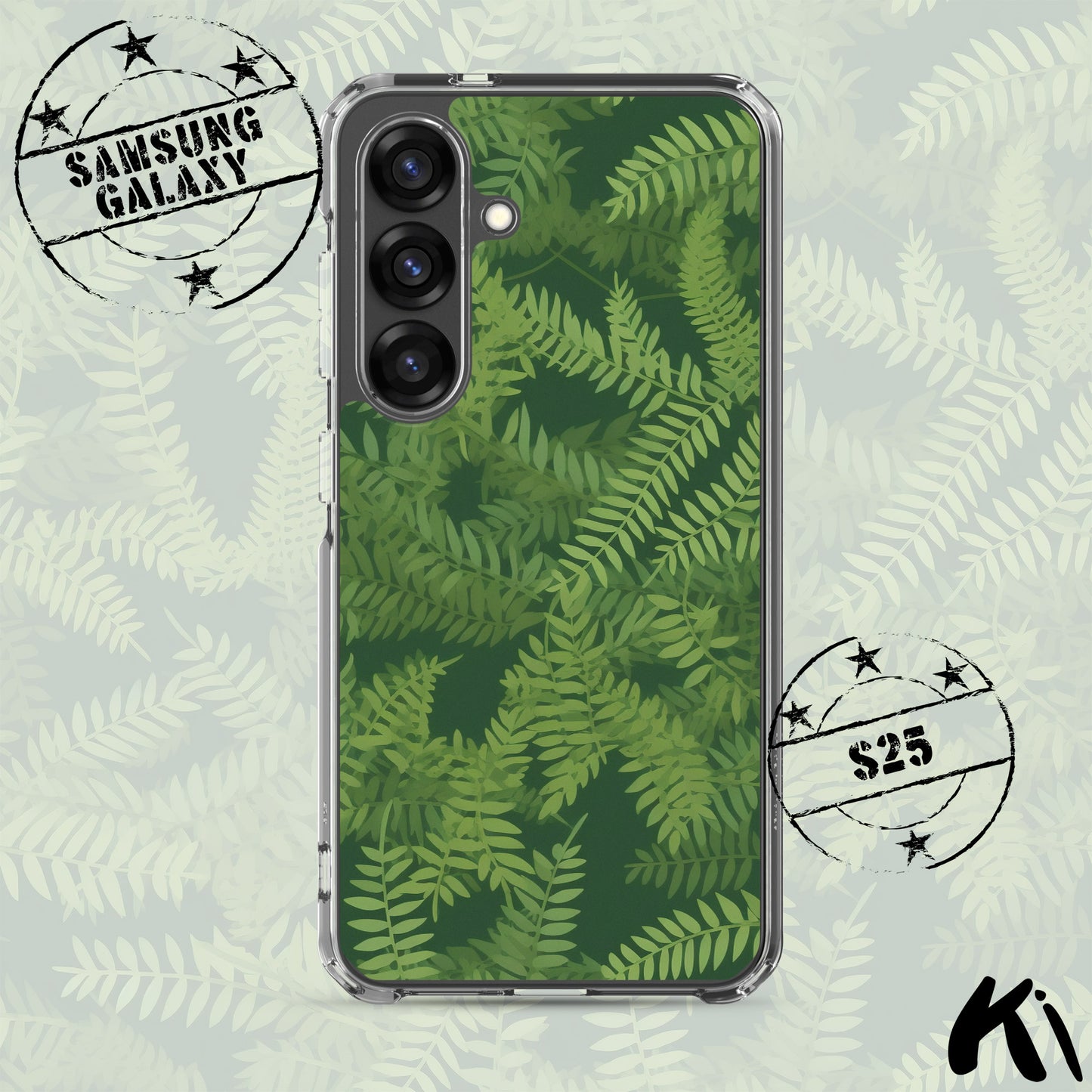 FERN LEAVES Clear Case for Samsung® S Series Phones