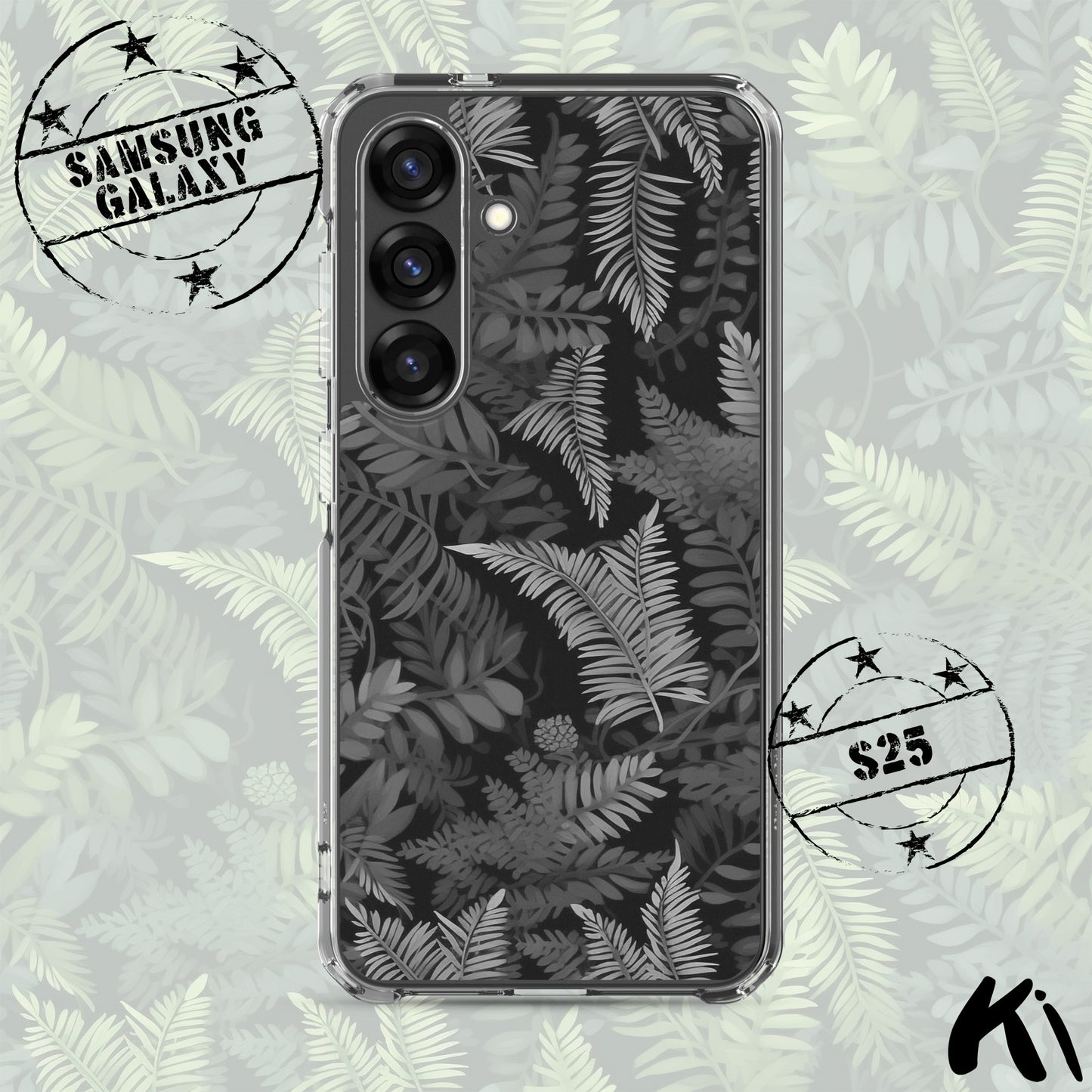FERN LEAVES Clear Case for Samsung® S Series Phones