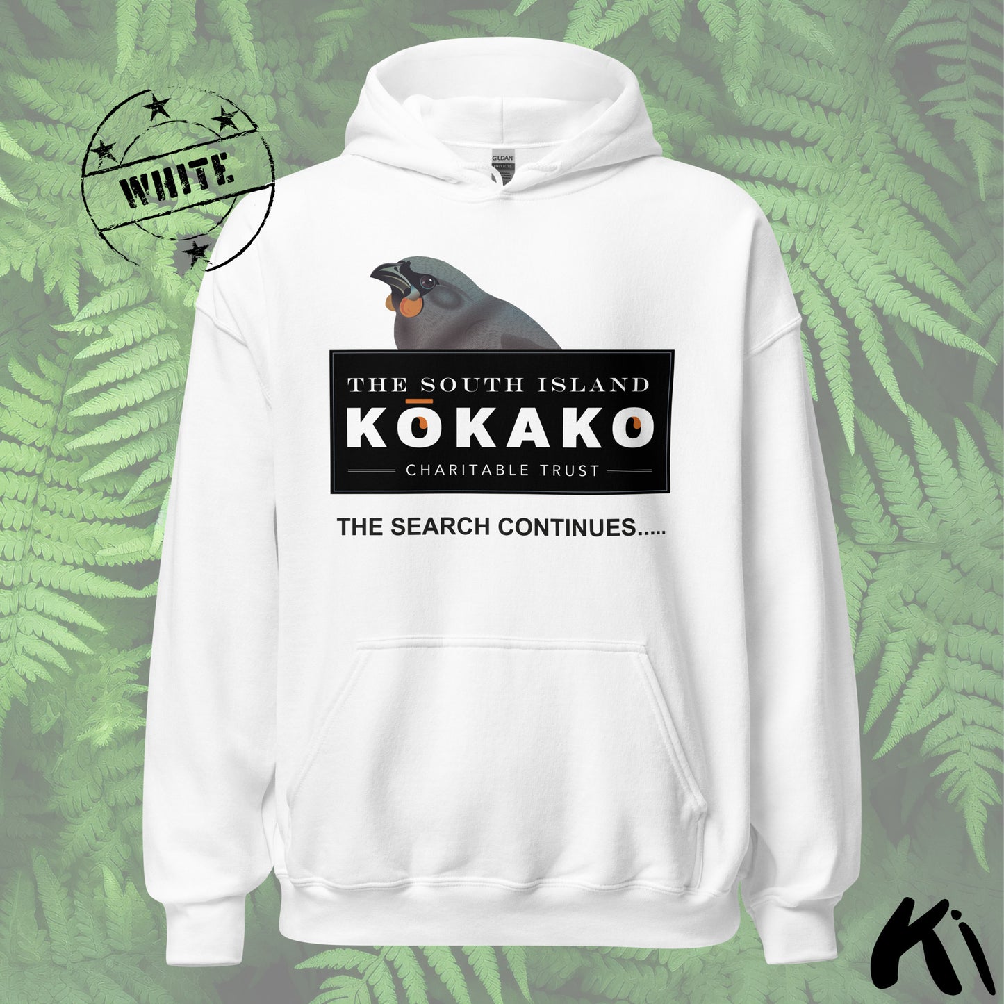 SOUTH ISLAND KŌKAKO Charitable Trust Unisex Hoodie - Light Colours