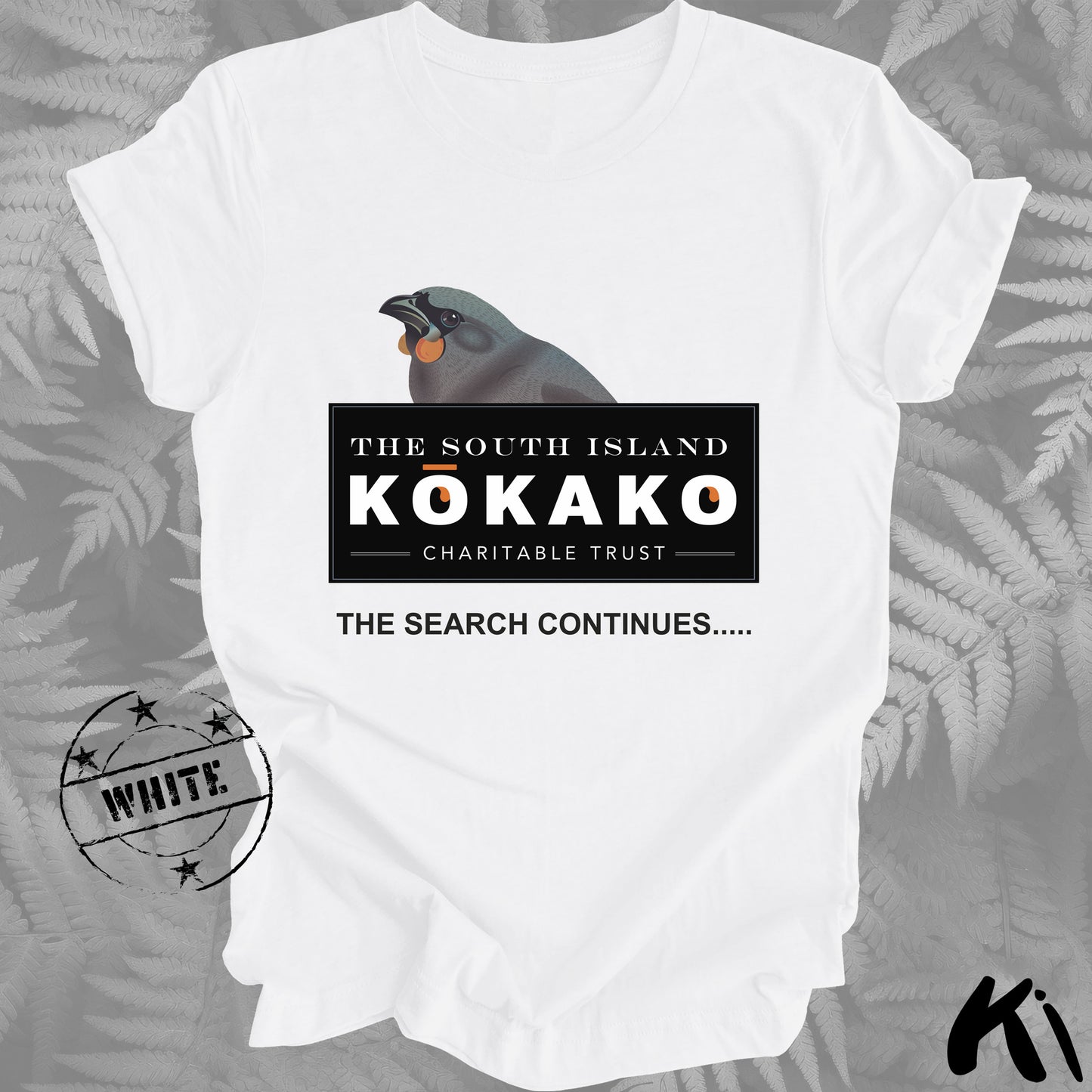 SOUTH ISLAND KŌKAKO Charitable Trust Official Fundraising Shirt - Light Colours