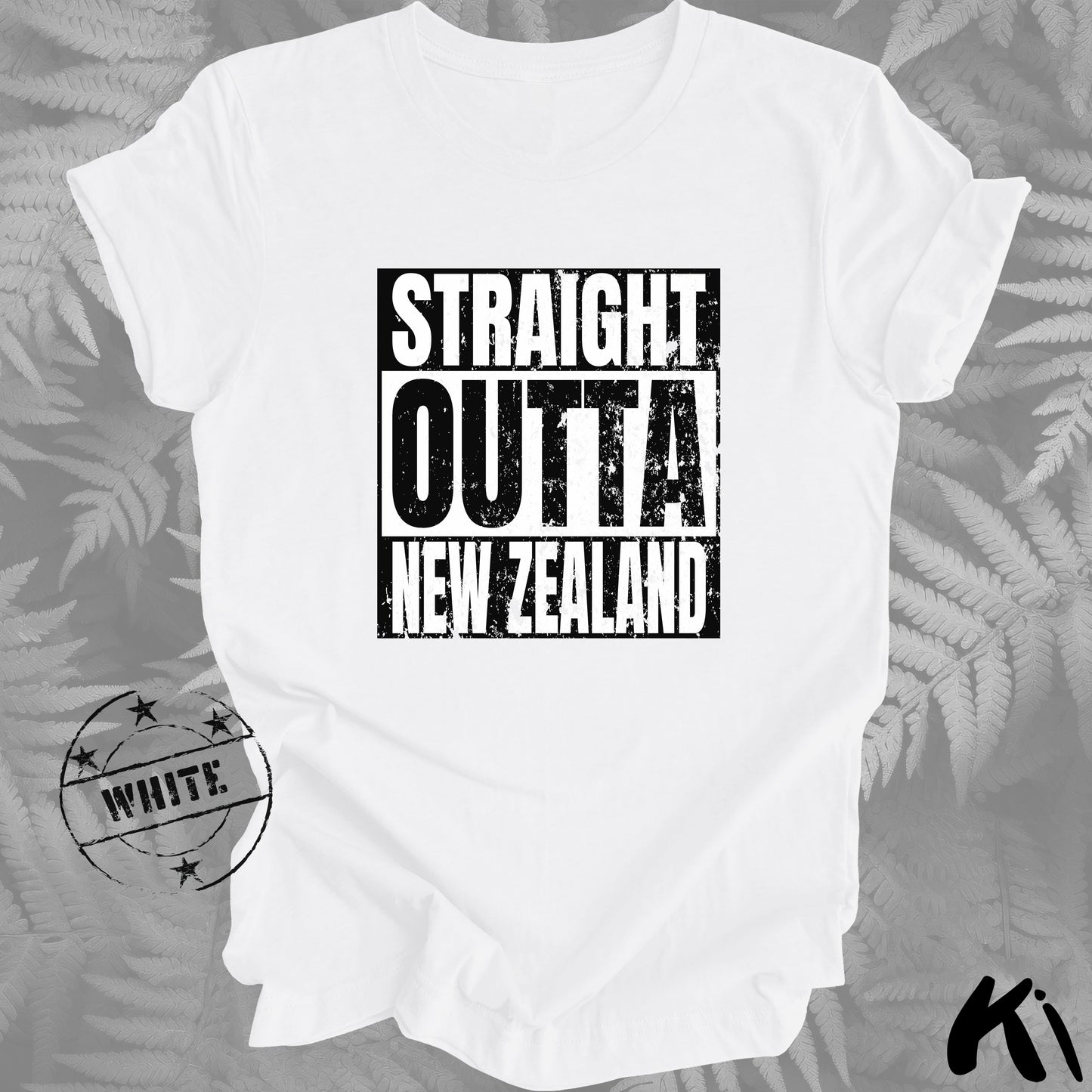 Straight Outta NEW ZEALAND Distressed Shirt