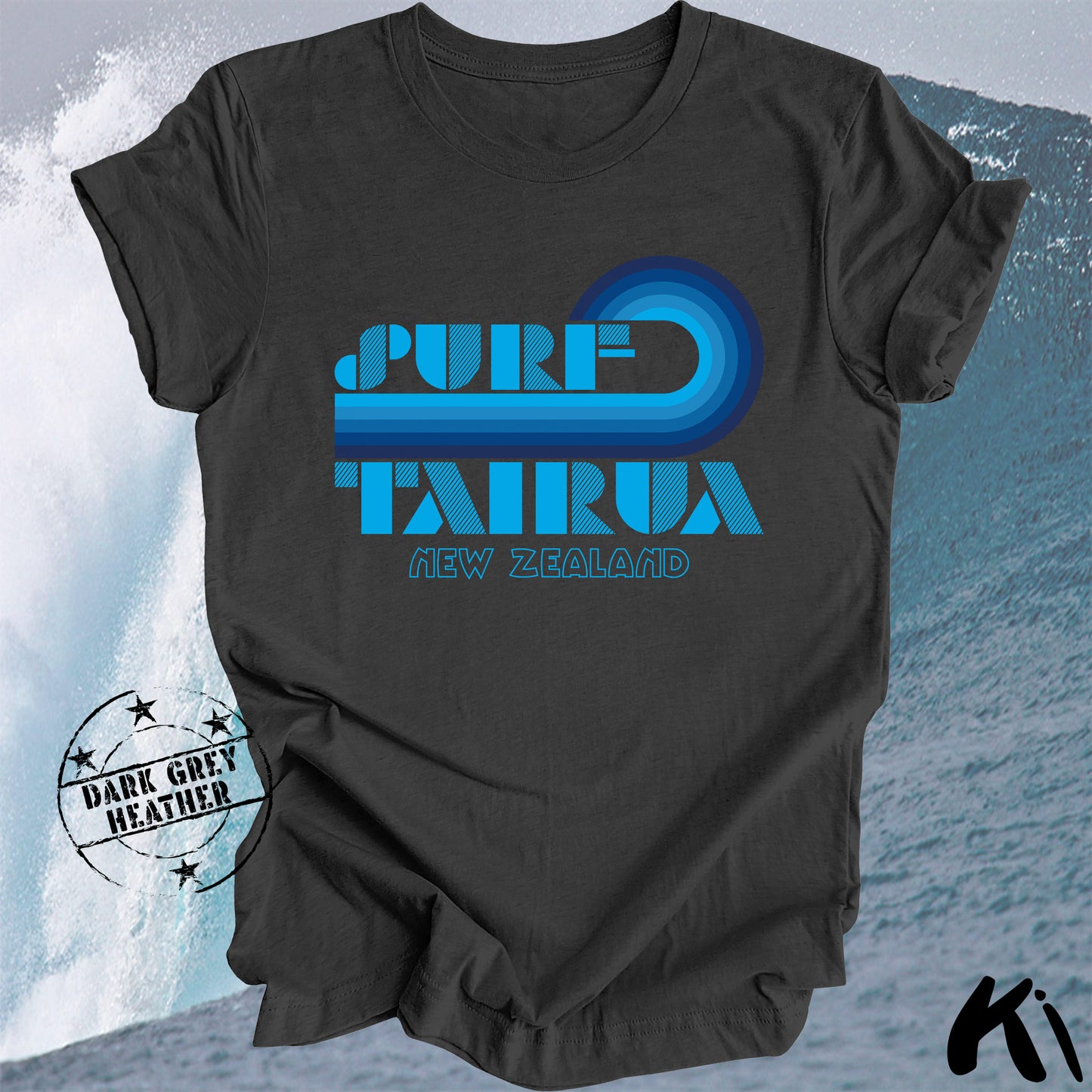 TAIRUA New Zealand Retro Surfing Wave Shirt
