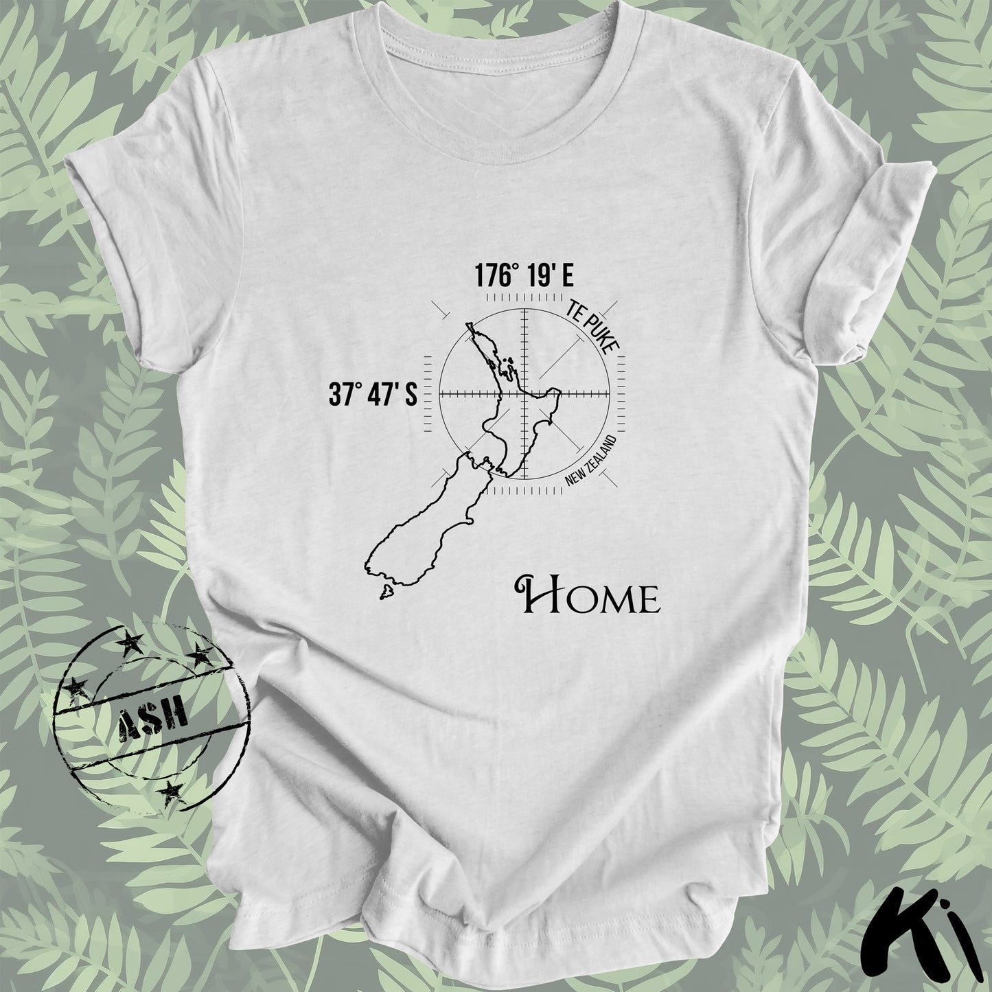 TE PUKE New Zealand Home Co-ords Shirt