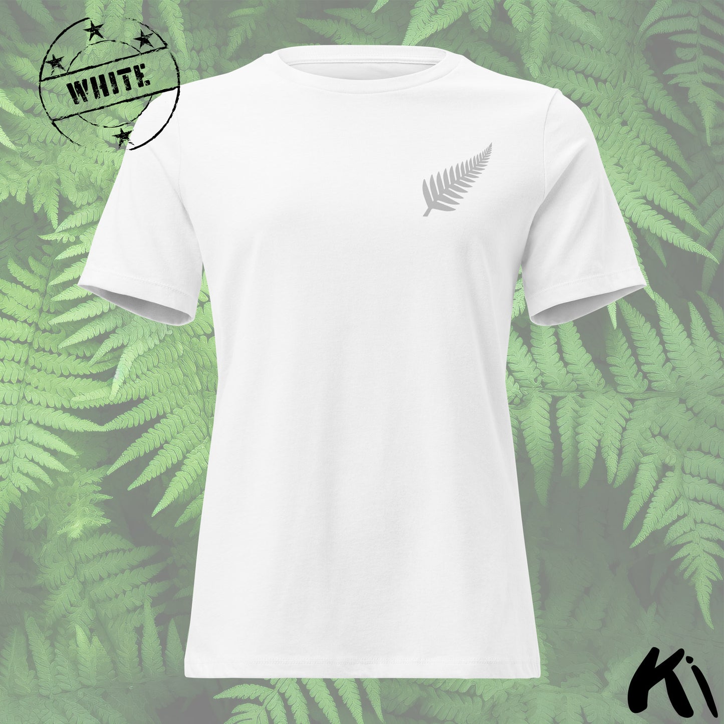 New Zealand SILVER FERN Minimalist Women's Relaxed Fit Shirt