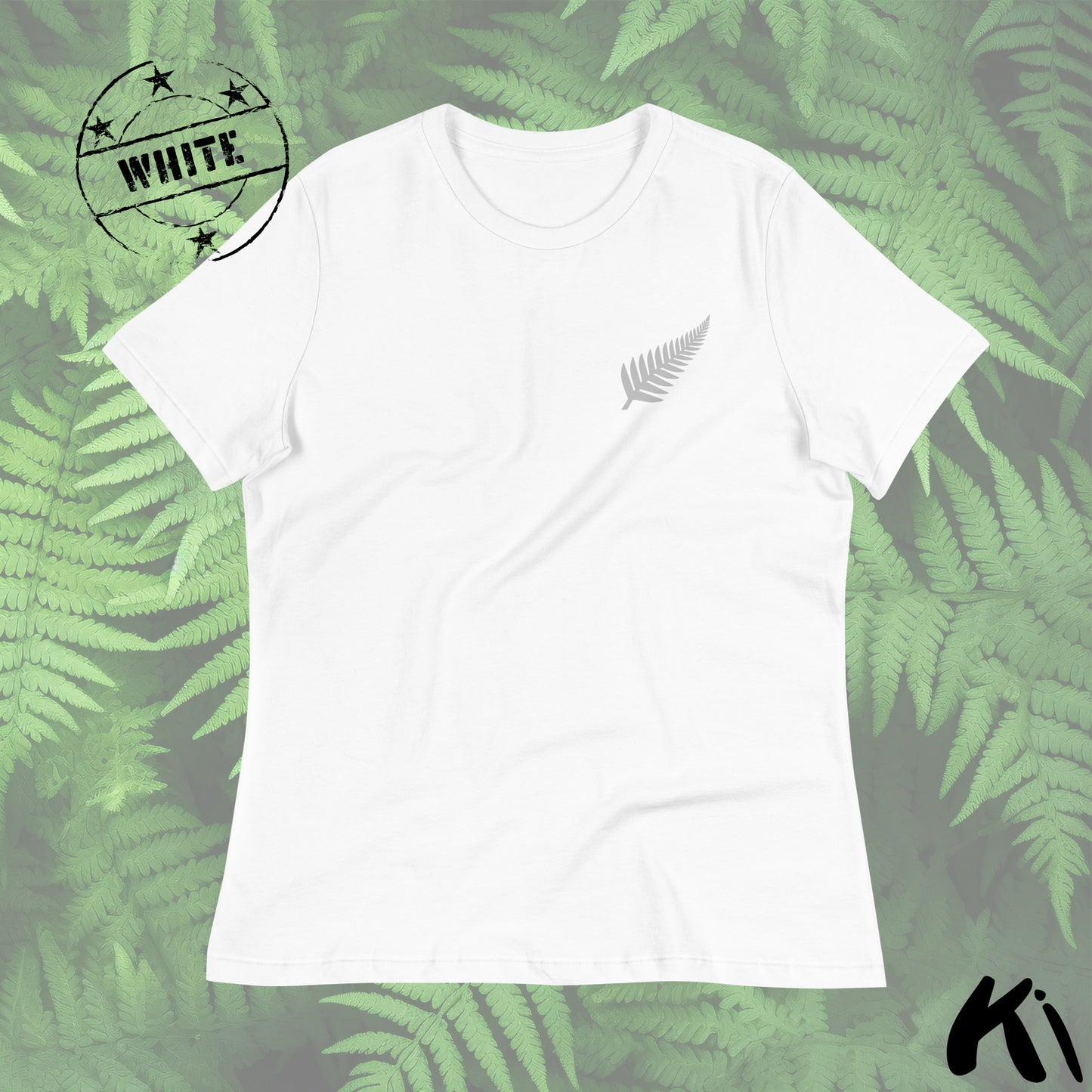 New Zealand SILVER FERN Minimalist Women's Relaxed Fit Shirt