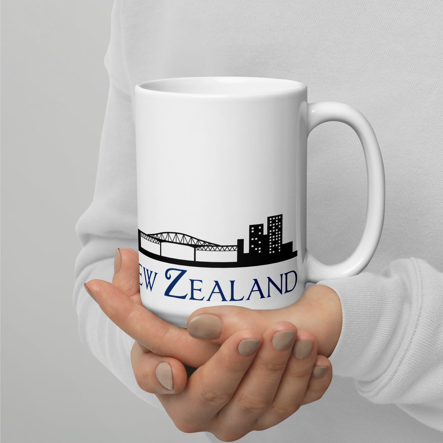 AUCKLAND New Zealand Skyline Coffee Mug