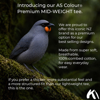 SOUTH ISLAND KŌKAKO Charitable Trust MID-WEIGHT Shirt - Dark Colours