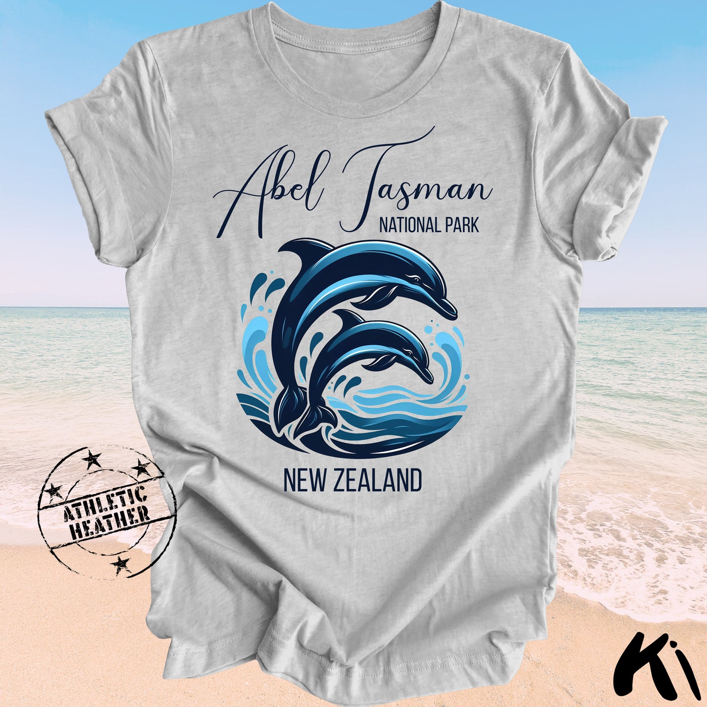 ABEL TASMAN National Park Dolphin Shirt (Light Colours)