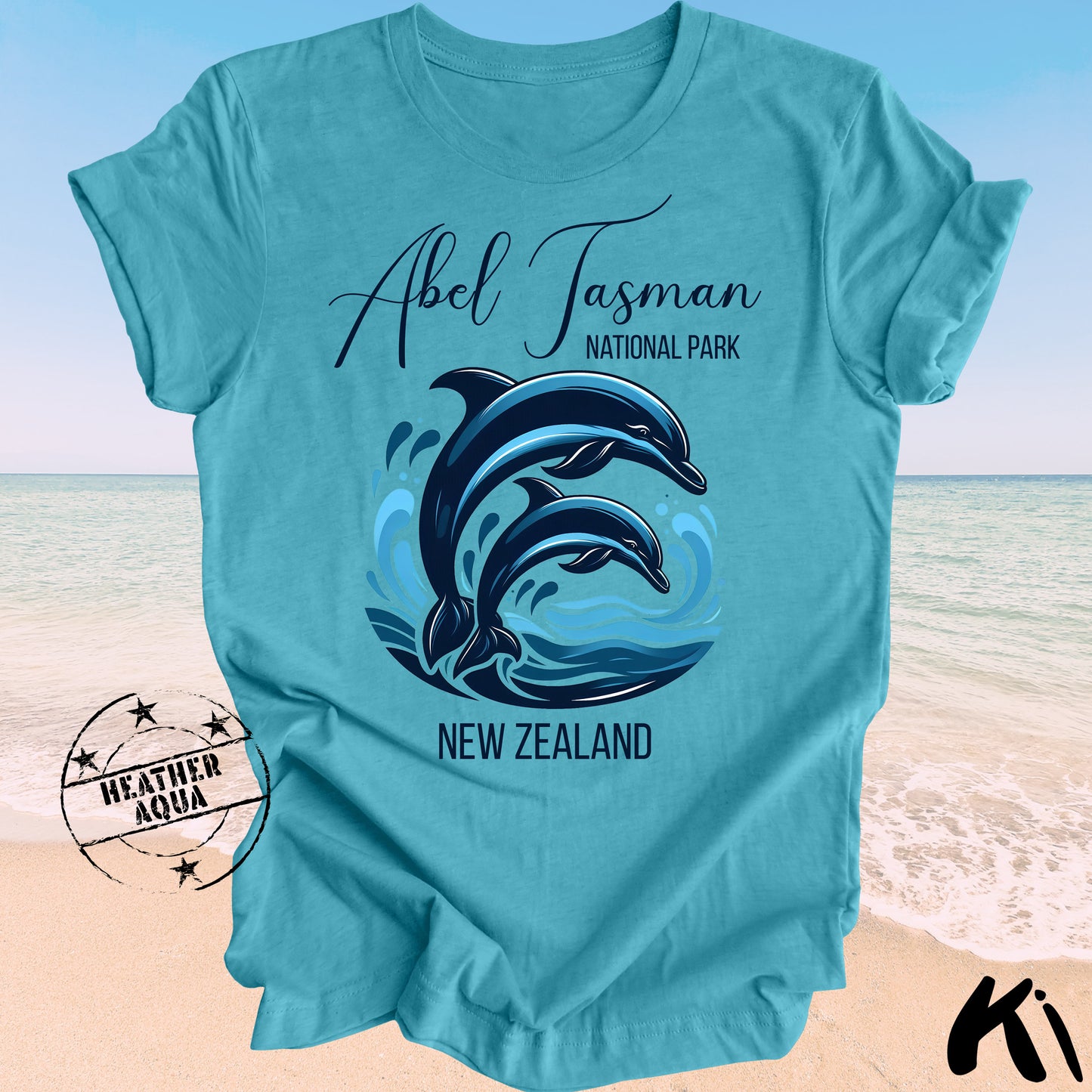ABEL TASMAN National Park Dolphin Shirt (Light Colours)