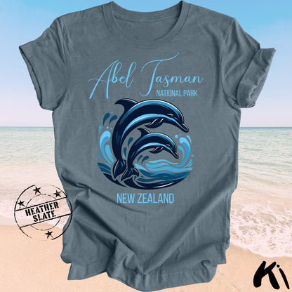 ABEL TASMAN National Park Dolphin Shirt (Dark Colours)