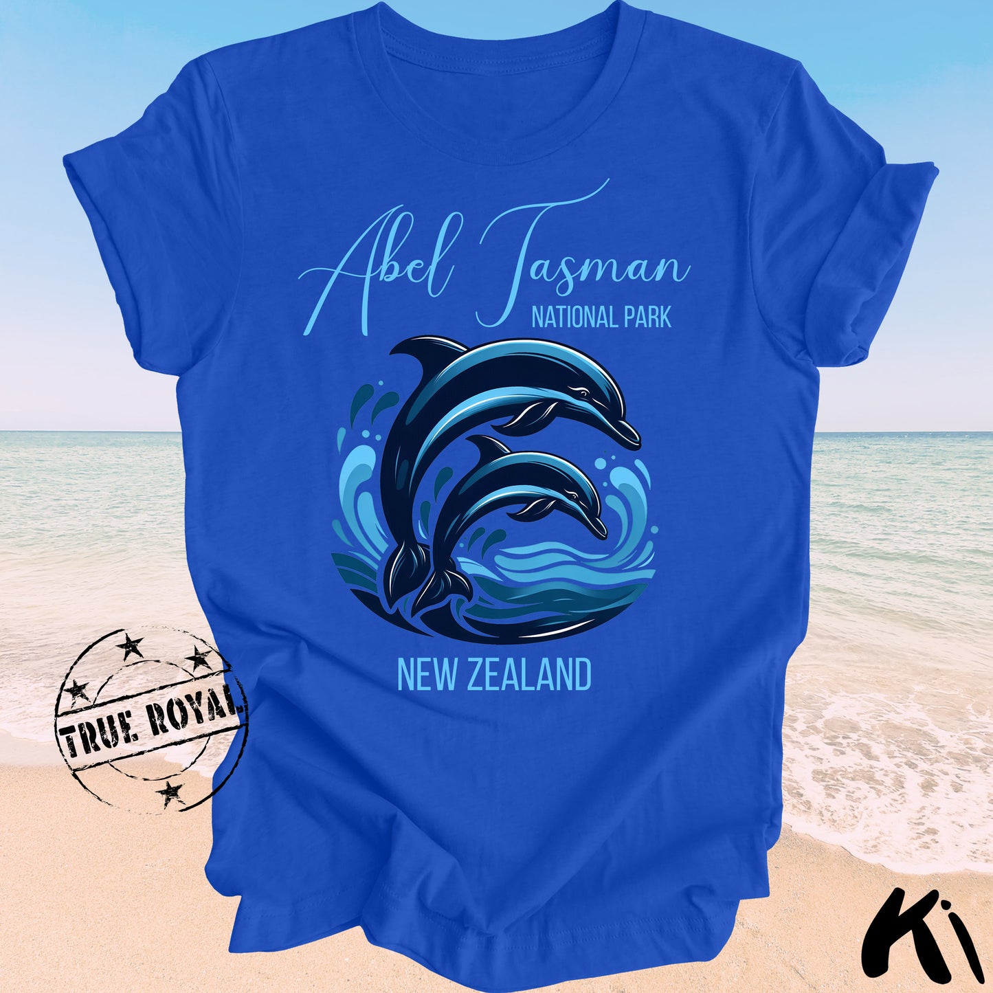 ABEL TASMAN National Park Dolphin Shirt (Dark Colours)