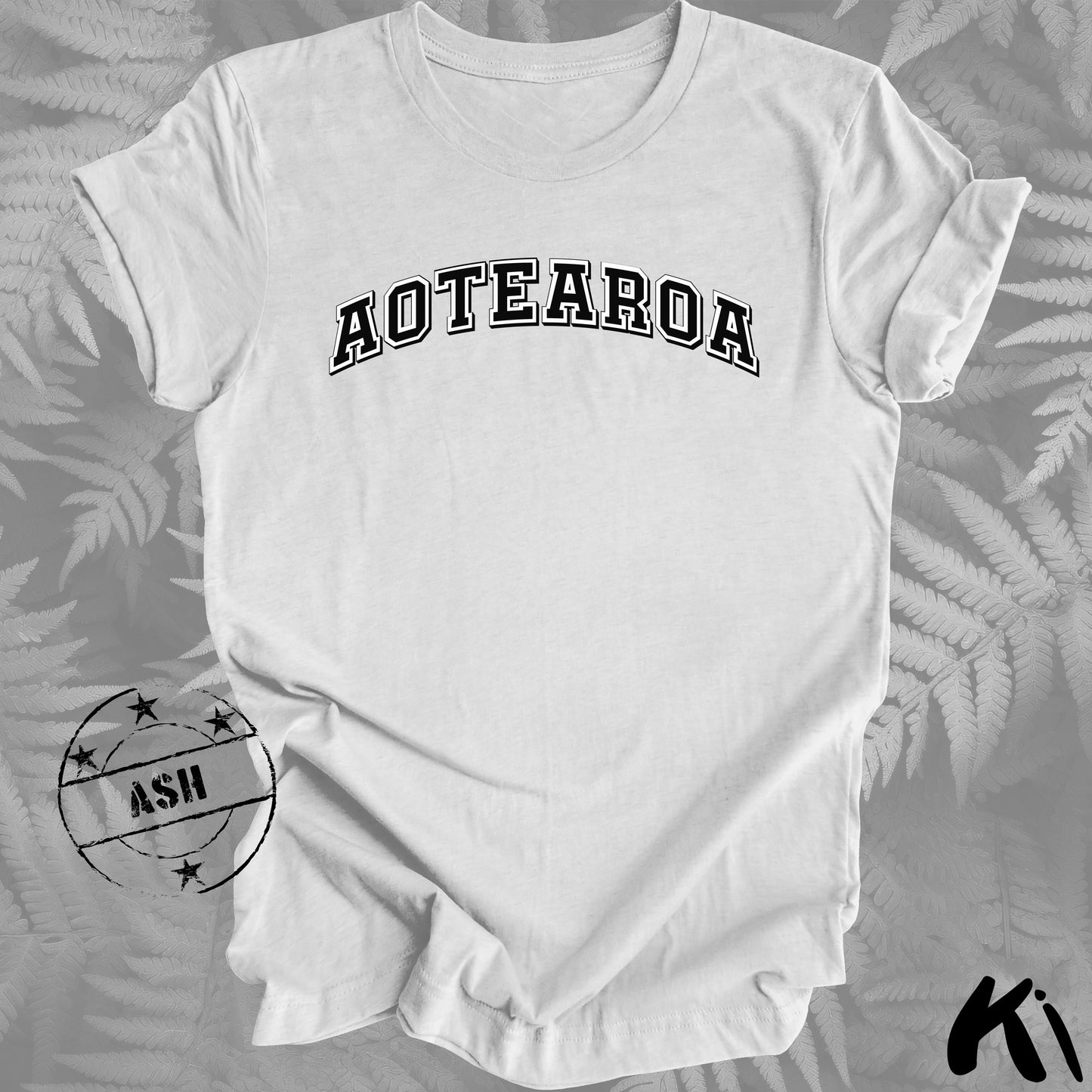 AOTEAROA Arched Text Shirt