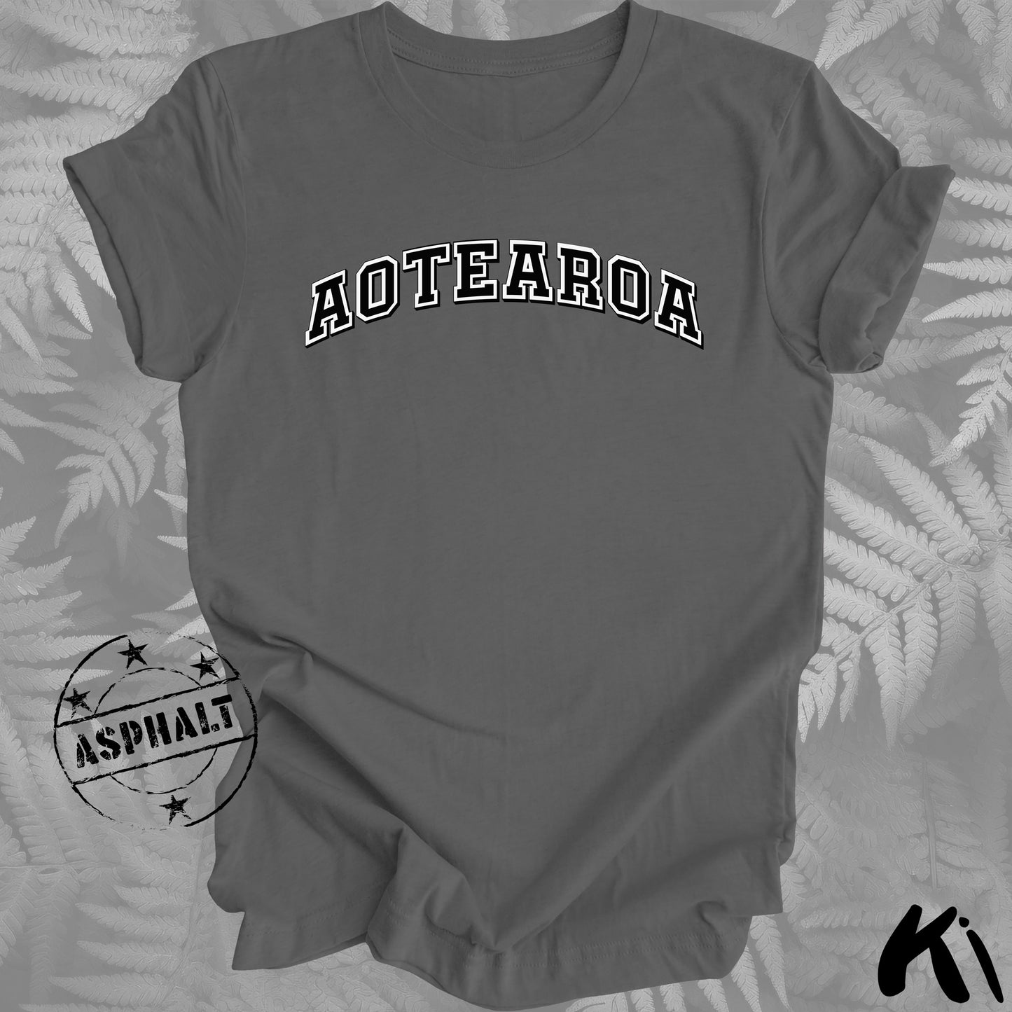 AOTEAROA Arched Text Shirt