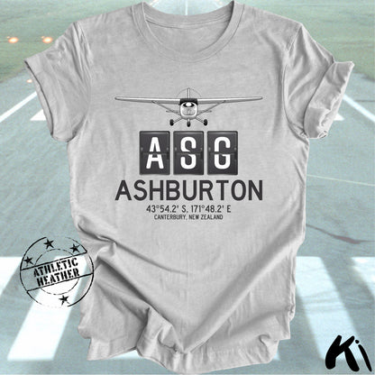 ASHBURTON Aerodrome Airport Code Lightweight Unisex Shirt