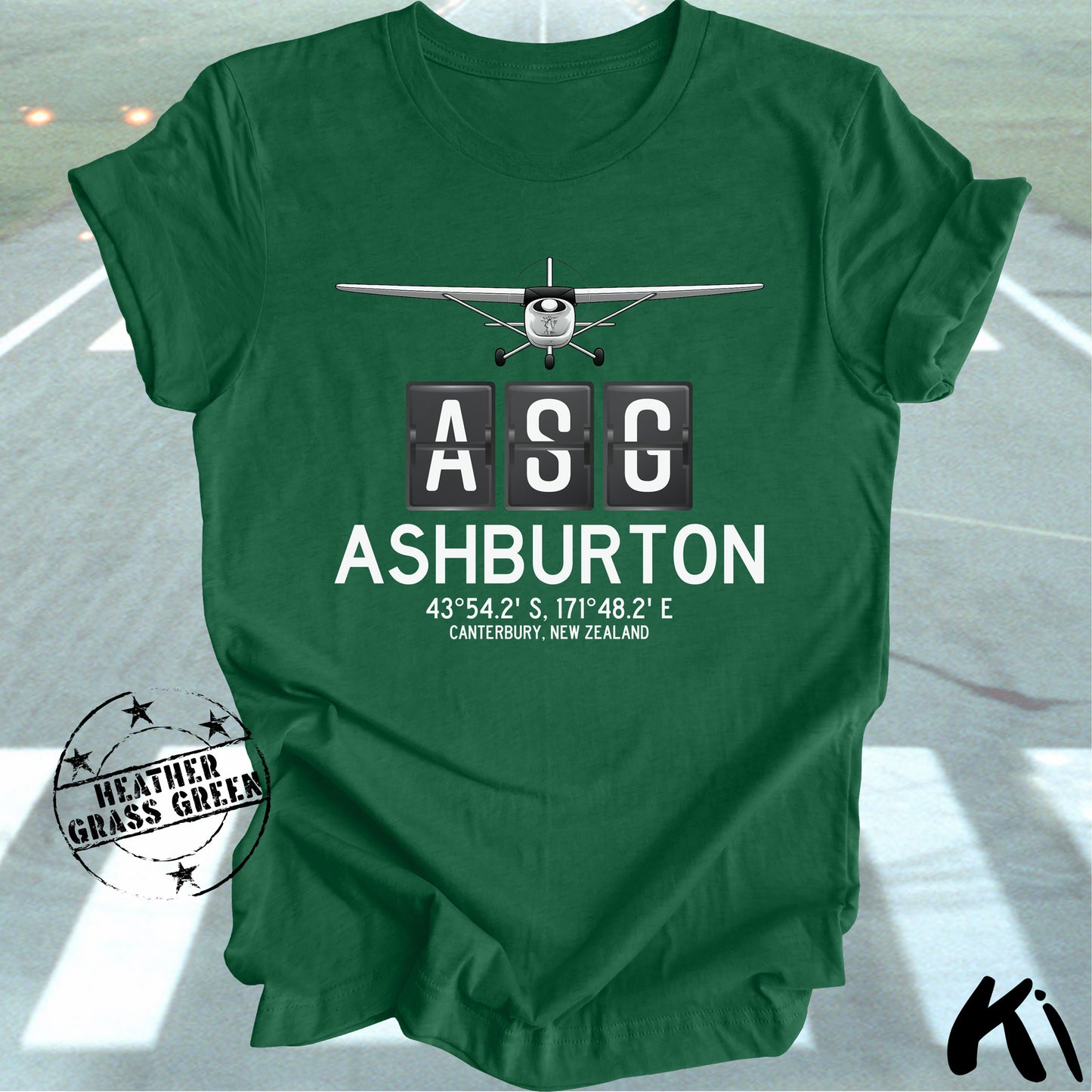 ASHBURTON Aerodrome Airport Code Lightweight Unisex Shirt