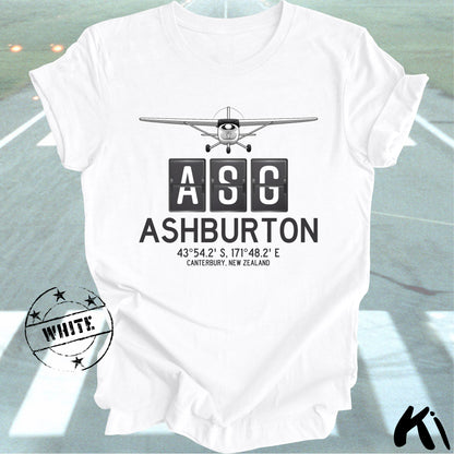 ASHBURTON Aerodrome Airport Code Lightweight Unisex Shirt