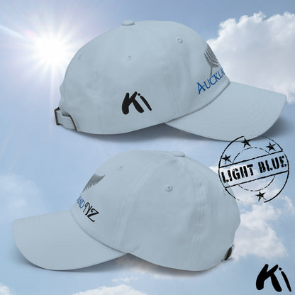 AUCKLAND NZ Silver Fern Embroidered Cap / Dad Hat