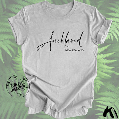AUCKLAND New Zealand Script Shirt