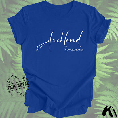 AUCKLAND New Zealand Script Shirt