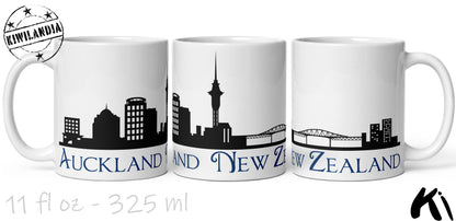 AUCKLAND New Zealand Skyline Coffee Mug