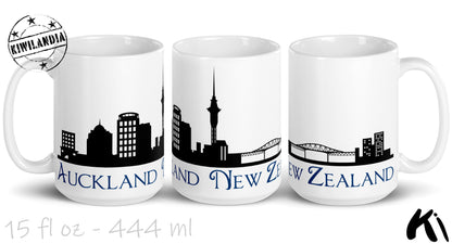 AUCKLAND New Zealand Skyline Coffee Mug