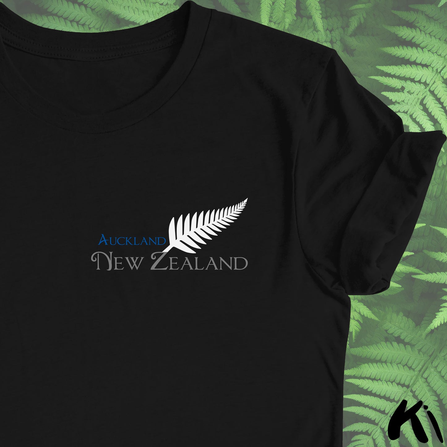 AUCKLAND New Zealand SILVER FERN Minimalist Shirt