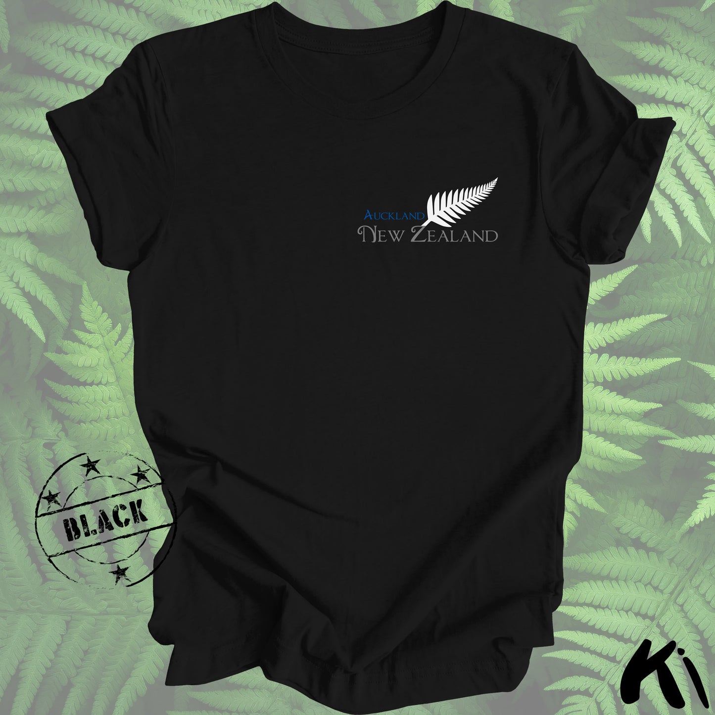 AUCKLAND New Zealand SILVER FERN Minimalist Shirt