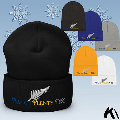 BAY OF PLENTY NZ Silver Fern Cuffed Beanie