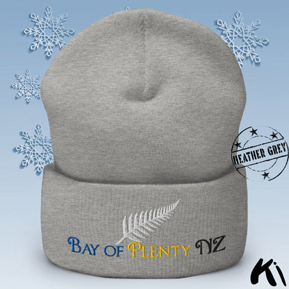 BAY OF PLENTY NZ Silver Fern Cuffed Beanie