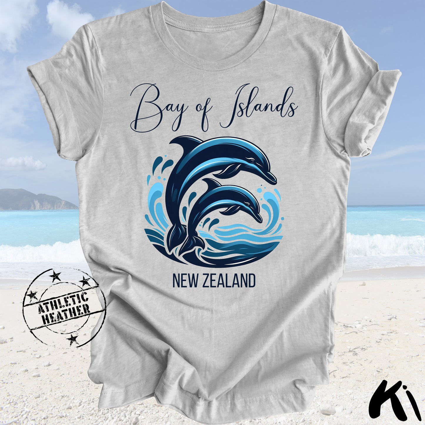 BAY OF ISLANDS Dolphin Shirt (Light Colours)