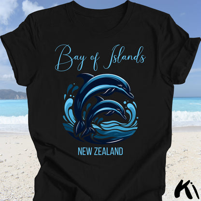 BAY OF ISLANDS Dolphin Shirt (Dark Colours)