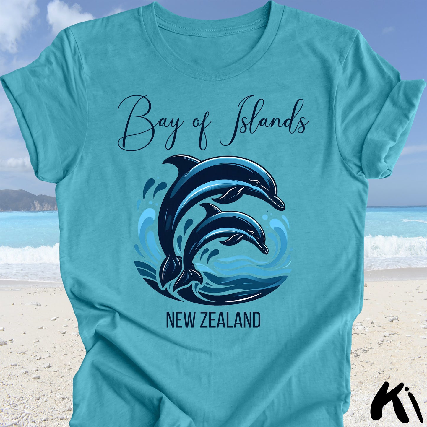 BAY OF ISLANDS Dolphin Shirt (Light Colours)
