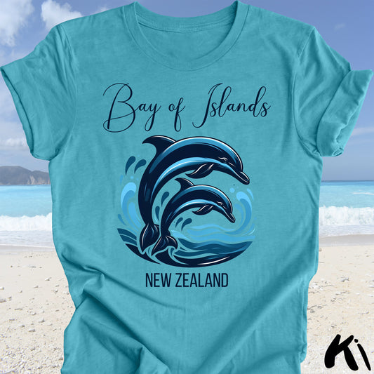 BAY OF ISLANDS Dolphin Shirt (Light Colours)