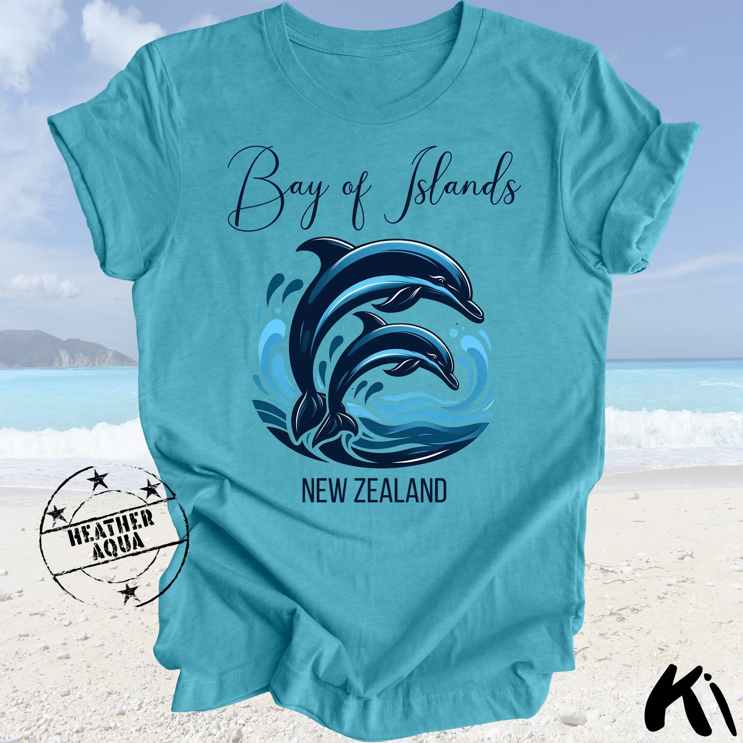BAY OF ISLANDS Dolphin Shirt (Light Colours)
