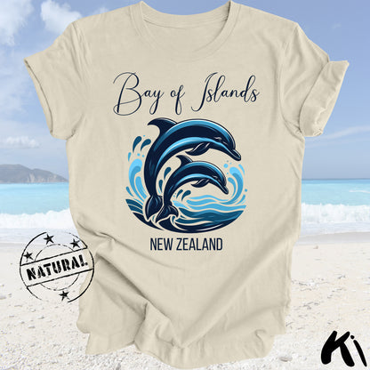 BAY OF ISLANDS Dolphin Shirt (Light Colours)