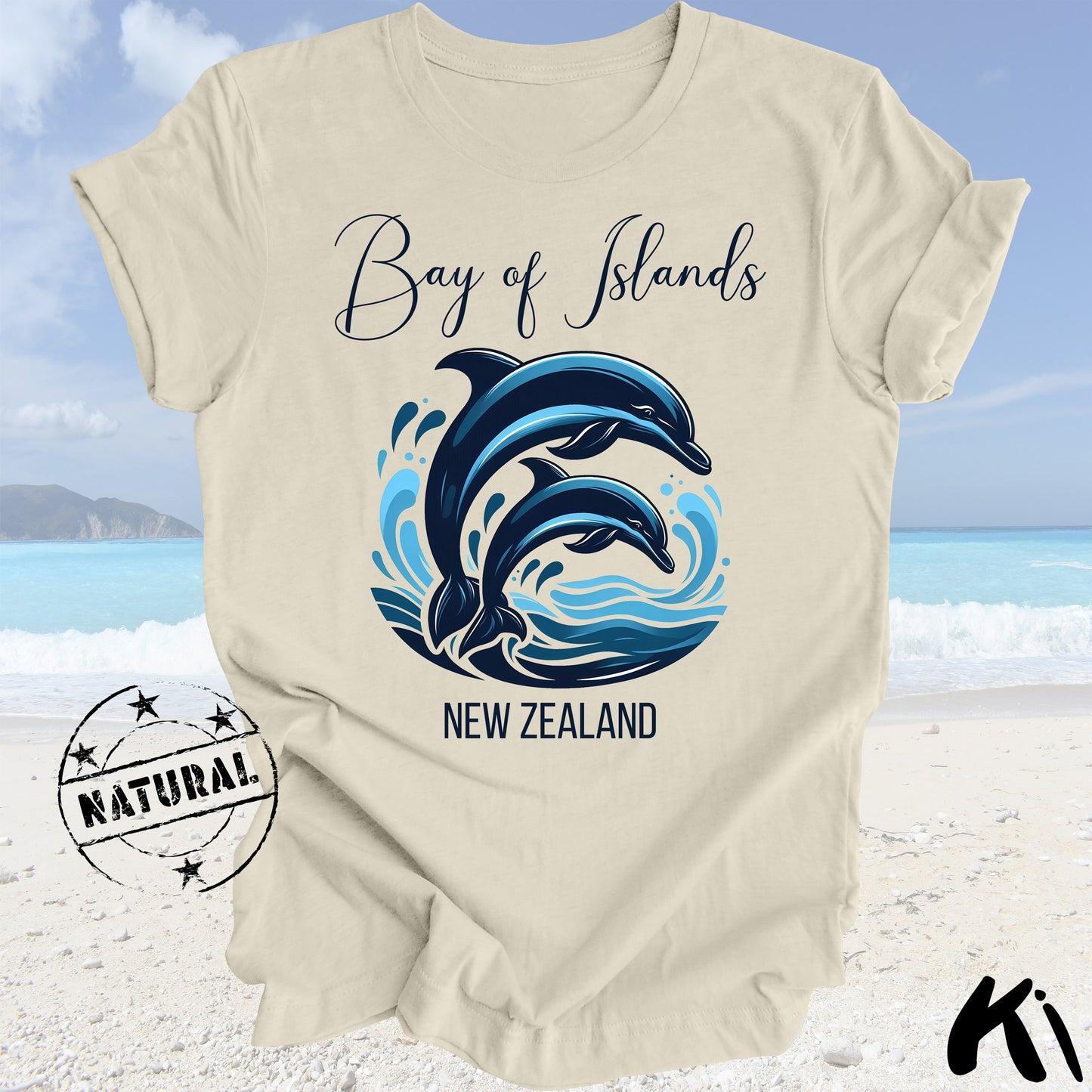 BAY OF ISLANDS Dolphin Shirt (Light Colours)