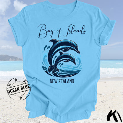 BAY OF ISLANDS Dolphin Shirt (Light Colours)